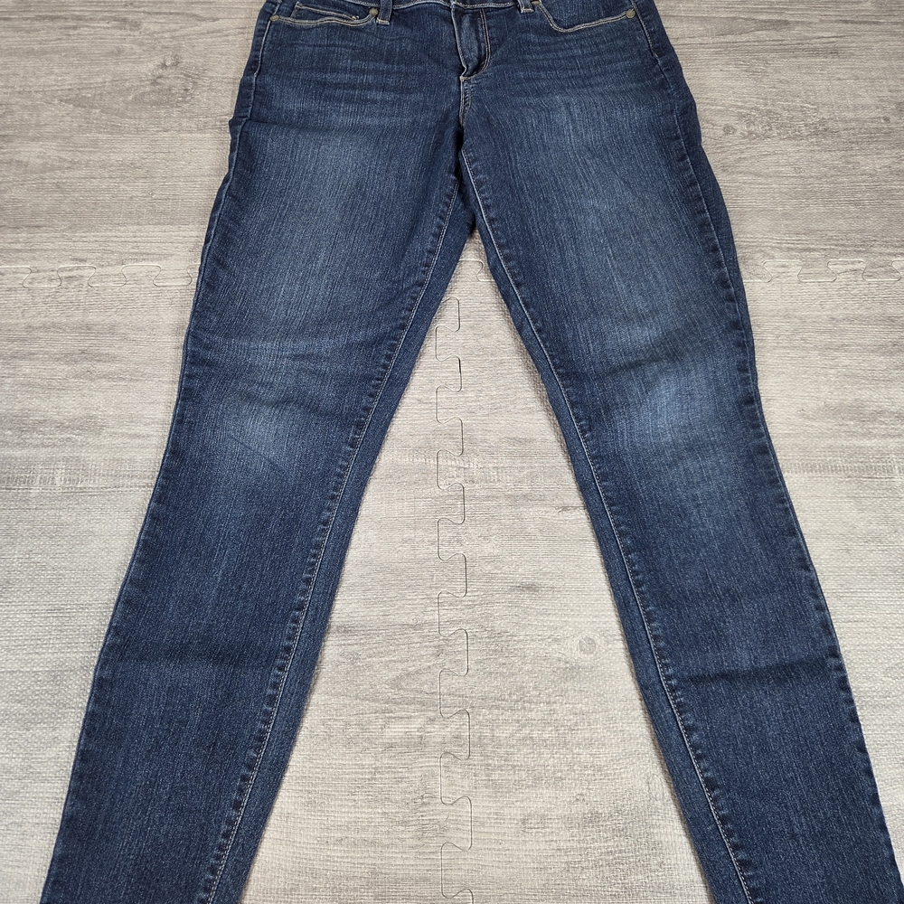 PAIGE Blue Skinny Jeans Size 28 Dark Wash Stretch Denim Women’s Premium